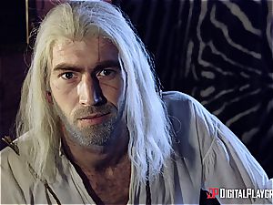 Danny D fools around as Geralt and boinks black-haired stunner