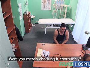 FakeHospital naughty nurse helps patient ejaculate