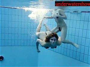 Andrea and Monica underwater damsels